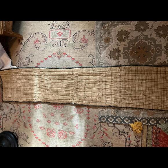 Handcrafted Patchwork Table Runner - Rustic Plaid Design - Picture 6 of 7